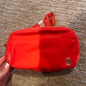 Everywhere Belt Bag 1L - Solar Orange/White - ONE SIZE at Lululemon - never used